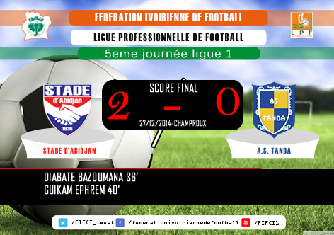 STADE ABIDJAN vs AS TANDA